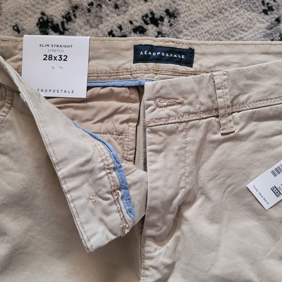 NWT AERO Slim Straight khakis - Picture 3 of 4